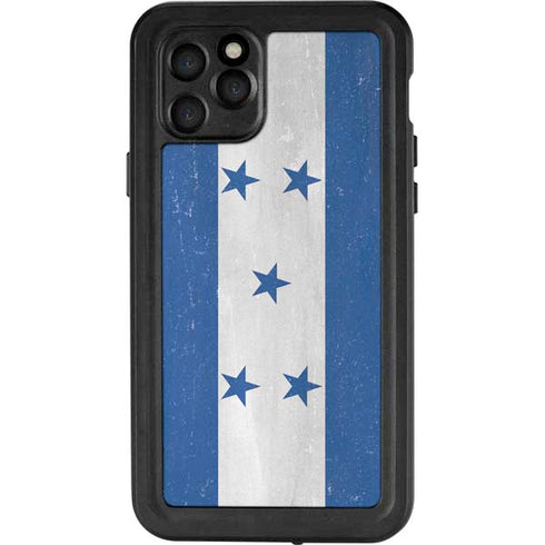 Honduras Flag Distressed iPhone 11 Pro Waterproof Case